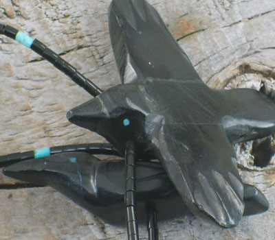 jet bird fetish necklace turquoise (7).jpg